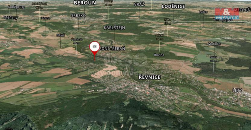 Prodej pole, Zadní Třebaň, V Úvoze, 5128 m2