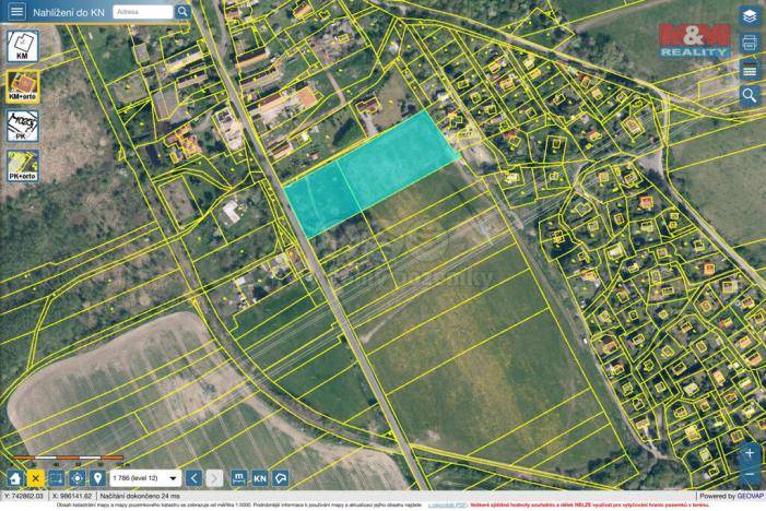 Prodej pozemku pro bydlení, Úštěk - Habřina, 7762 m2