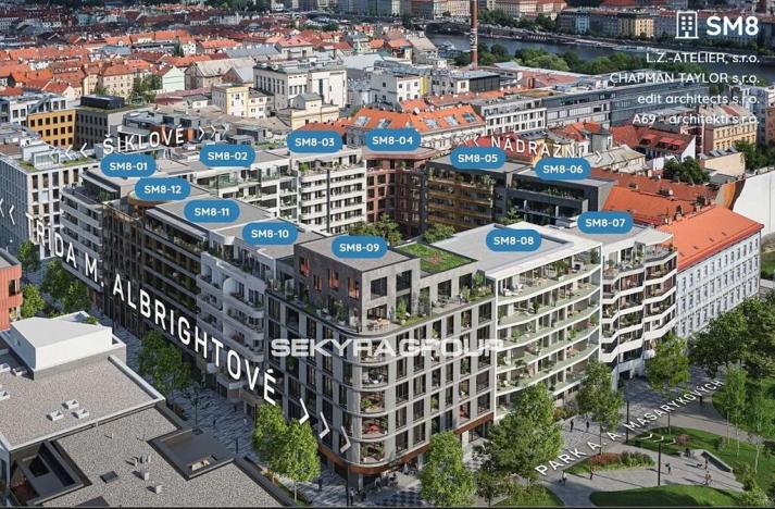 Prodej bytu 1+kk, Praha, Šiklové, 37 m2
