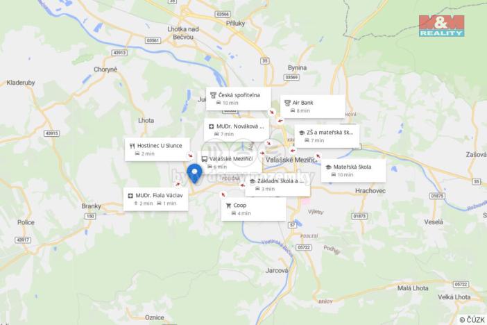 Prodej pozemku pro bydlení, Valašské Meziříčí - Poličná, 1322 m2