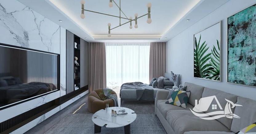 Prodej bytu 1+kk, Trikomo, Kypr, 45 m2