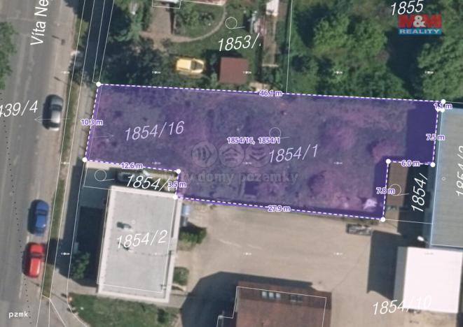 Prodej pozemku pro bydlení, Mnichovo Hradiště, Víta Nejedlého, 616 m2