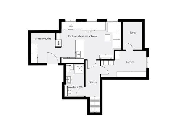 Prodej bytu 3+kk, Liberec, Železná, 73 m2