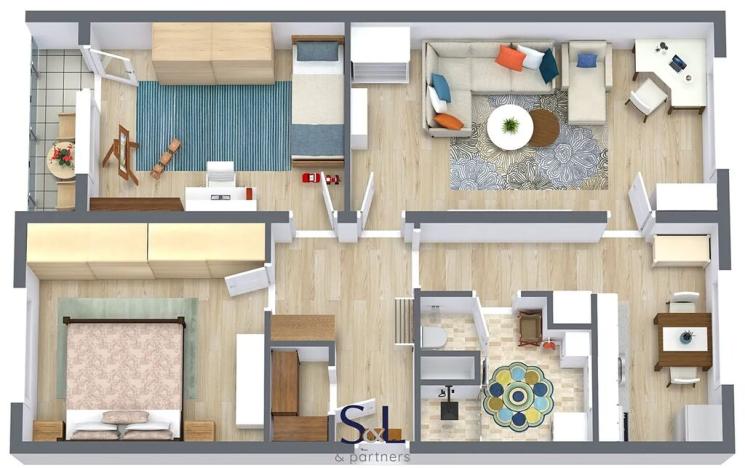 Prodej bytu 3+1, Děčín, Kosmonautů, 79 m2