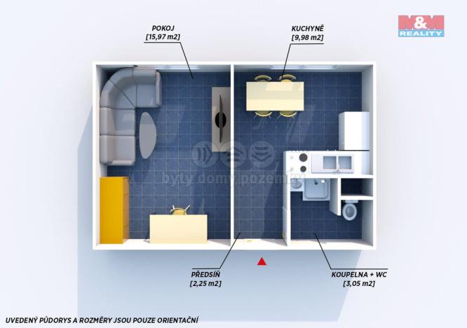 Prodej bytu 1+1, Rokycany - Nové Město, Horákova, 31 m2
