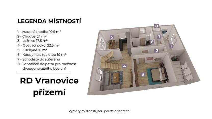 Prodej rodinného domu, Vranovice, 171 m2