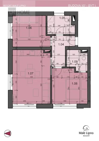 Prodej bytu 3+kk, Černá v Pošumaví, 53 m2