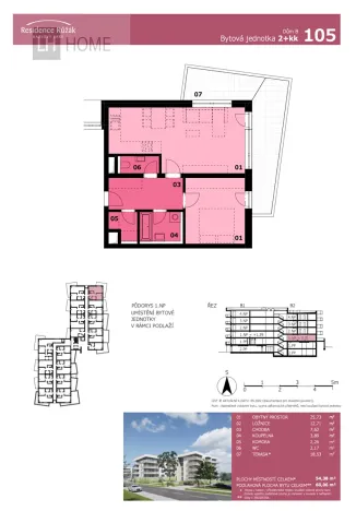 Prodej bytu 2+kk, Karlovy Vary, 60 m2