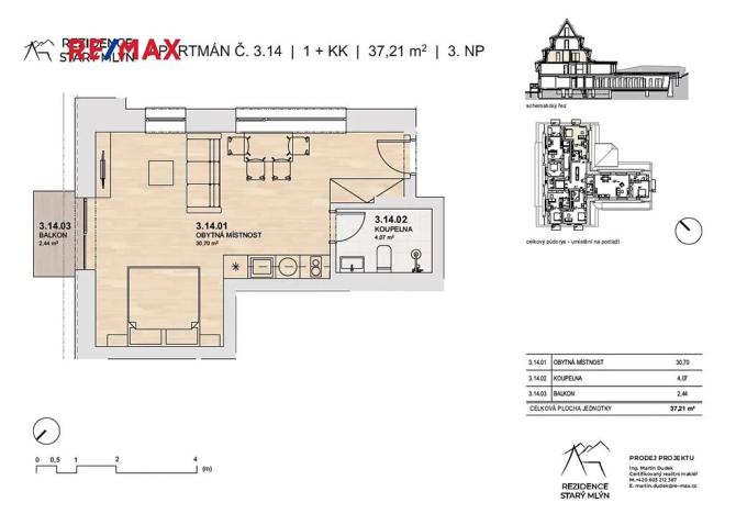 Prodej bytu 1+kk, Rokytnice nad Jizerou, 35 m2