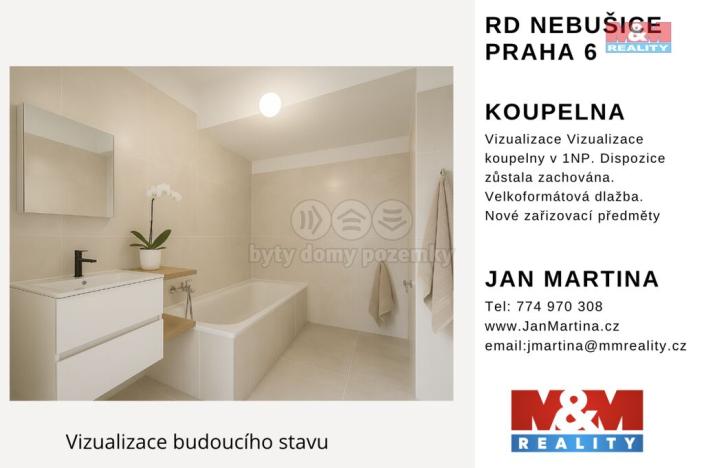Prodej rodinného domu, Praha - Nebušice, Nebušická, 130 m2