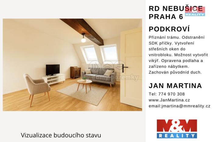 Prodej rodinného domu, Praha - Nebušice, Nebušická, 130 m2