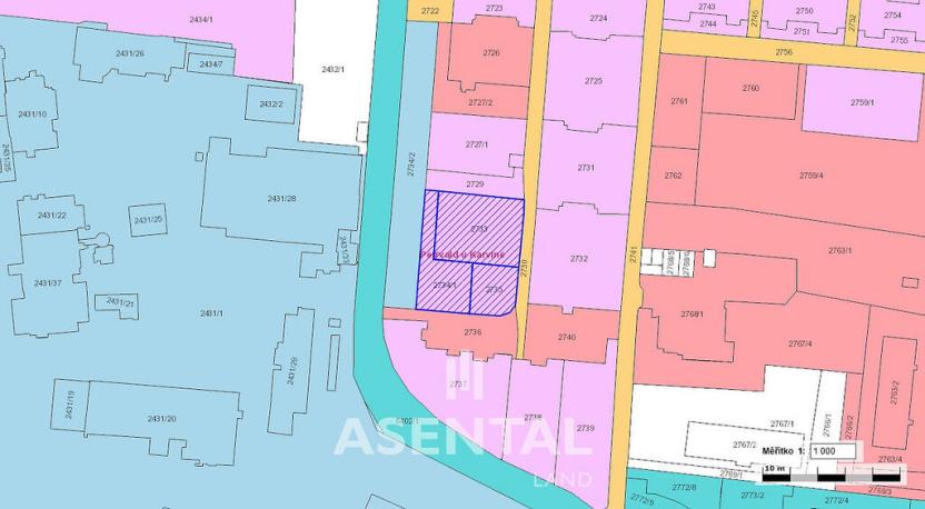 Prodej komerčního pozemku, Petřvald, Rychvaldská, 1579 m2