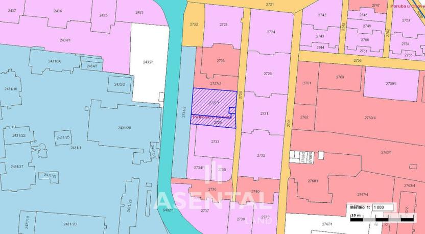 Prodej komerčního pozemku, Petřvald, Rychvaldská, 1025 m2