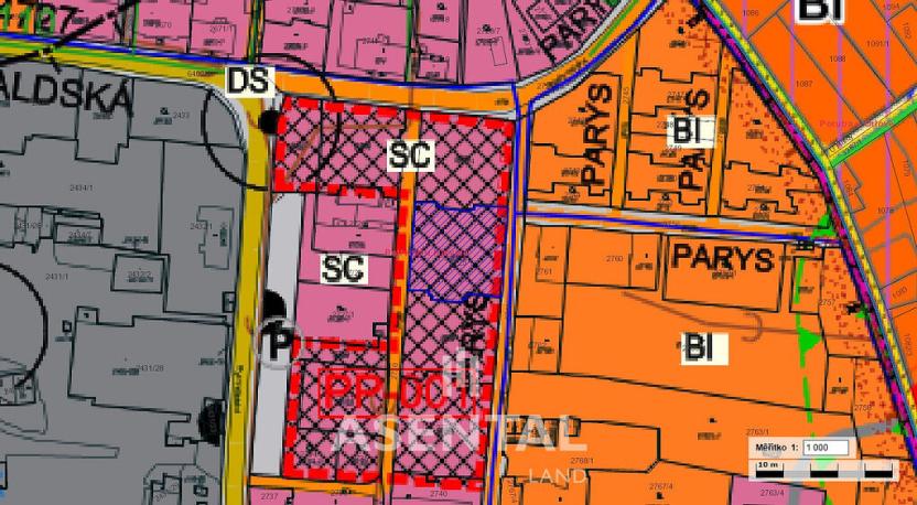 Prodej komerčního pozemku, Petřvald, Rychvaldská, 1146 m2