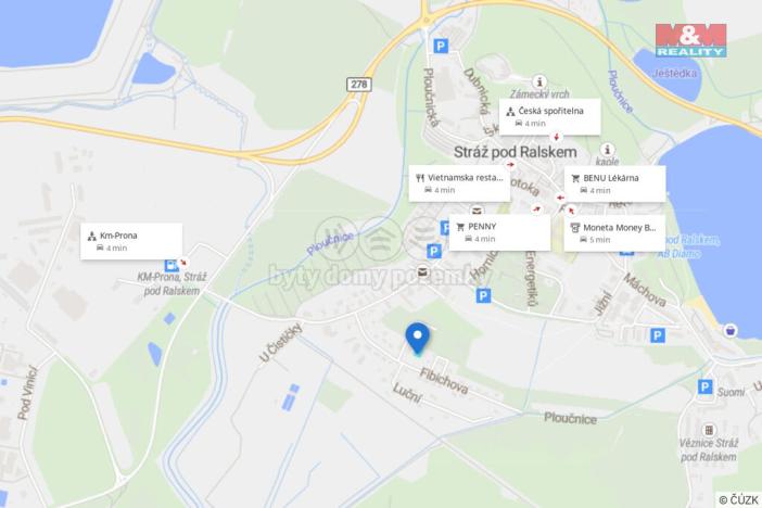 Pronájem komerční nemovitosti, Stráž pod Ralskem, Fibichova, 107 m2