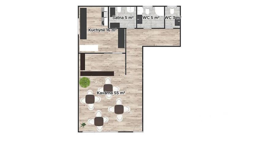 Pronájem obchodního prostoru, Úvaly, Pražská, 99 m2