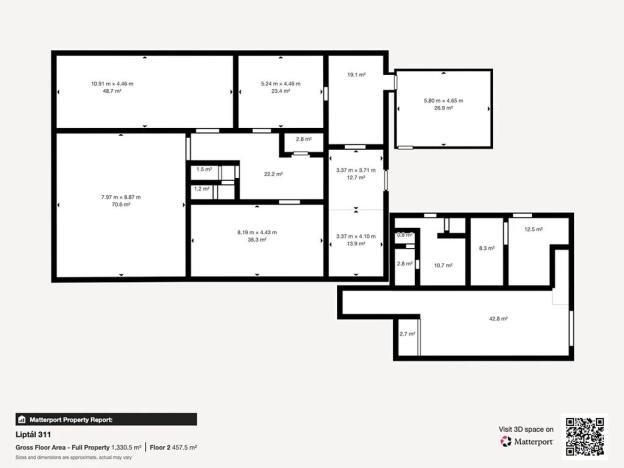 Prodej výrobních prostor, Liptál, 1097 m2
