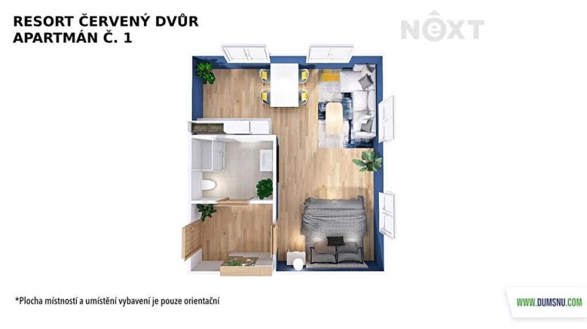 Prodej bytu 1+kk, Rapotín, Výzkumníků, 40 m2