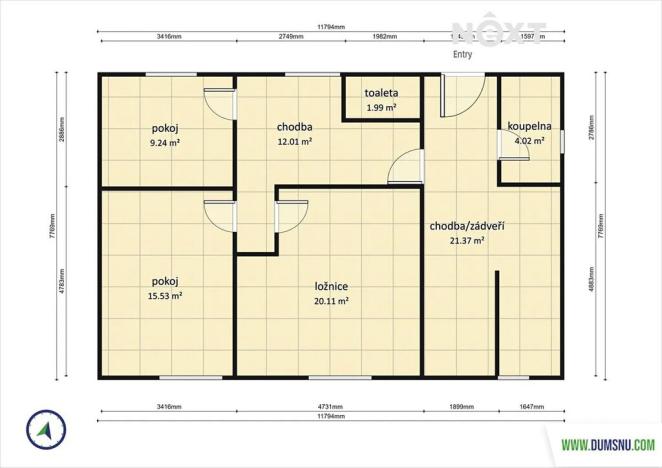 Prodej rodinného domu, Litovel, 125 m2