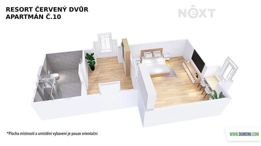 Prodej bytu 1+kk, Rapotín, Výzkumníků, 33 m2