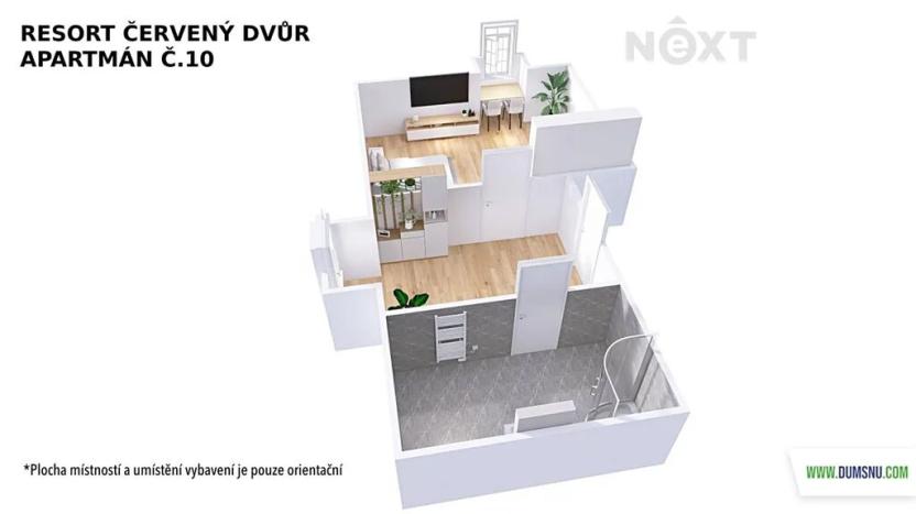 Prodej bytu 1+kk, Rapotín, Výzkumníků, 33 m2