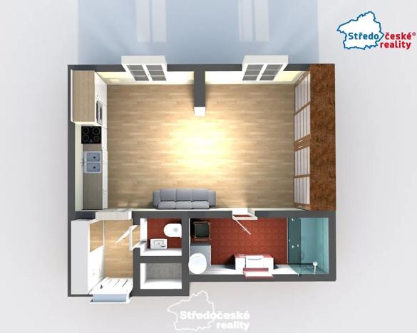 Prodej bytu 1+kk, Praha - Vršovice, Krymská, 33 m2