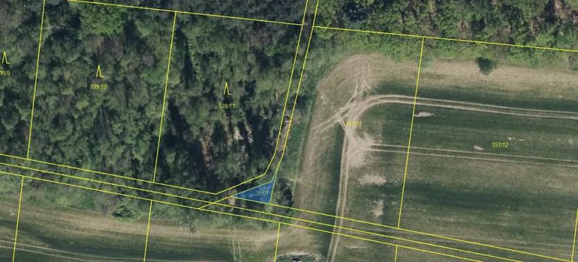 Prodej podílu lesa, Břehy, 5148 m2