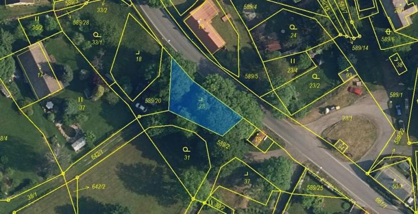 Prodej zahrady, Osečná, 669 m2