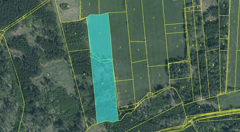 Prodej podílu pozemku, Spálené Poříčí, 3595 m2