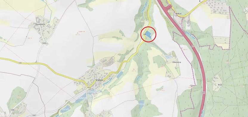 Prodej lesa, Vranov, 4583 m2