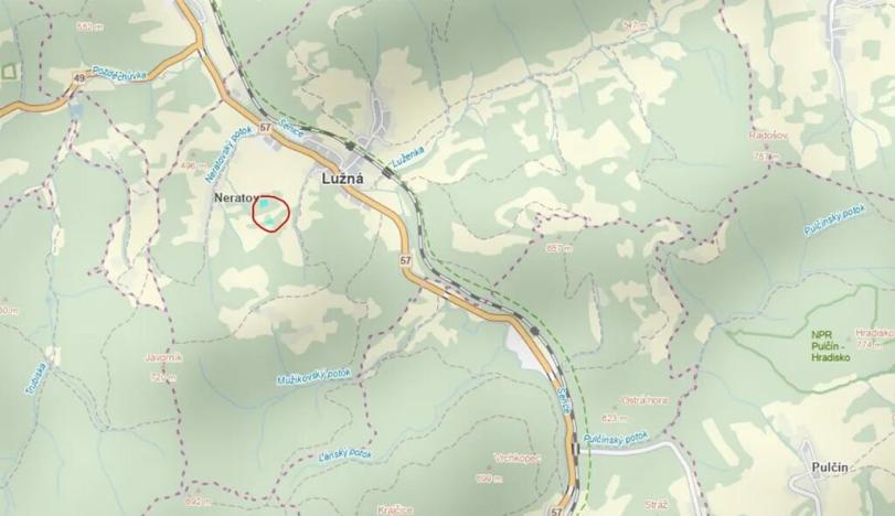 Prodej lesa, Lužná, 3755 m2