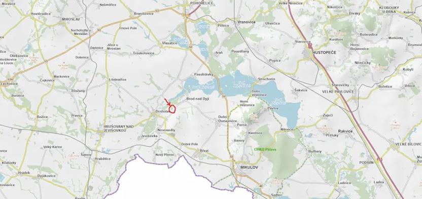 Prodej pozemku, Brod nad Dyjí, 5068 m2
