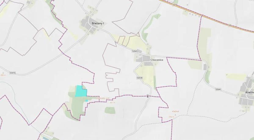 Prodej podílu pozemku, Plaňany, 23569 m2