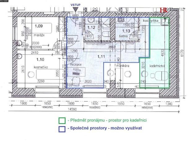 Pronájem komerční nemovitosti, Benešov, Vlašimská, 20 m2