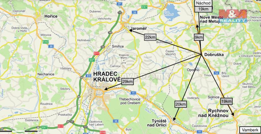 Pronájem bytu 2+kk, Dobruška, Opočenská, 54 m2