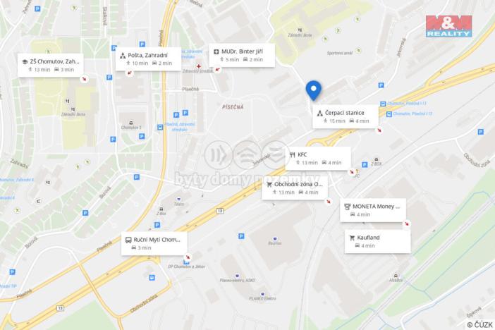 Prodej bytu 3+1, Chomutov, Jirkovská, 64 m2