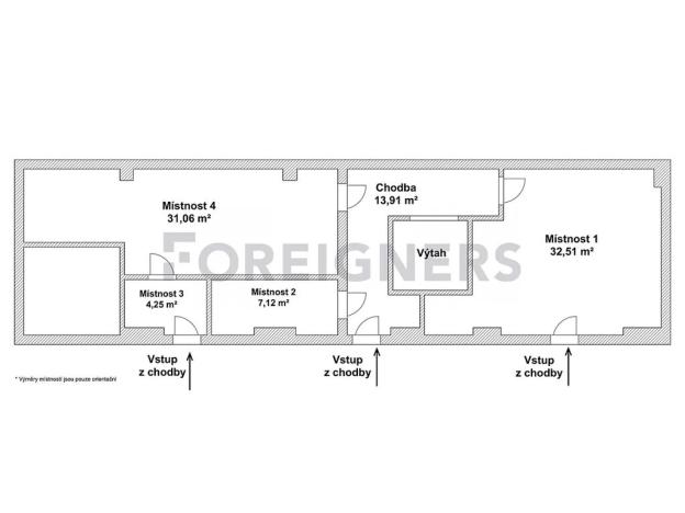 Pronájem obchodního prostoru, Brno, Vinohradská, 88 m2