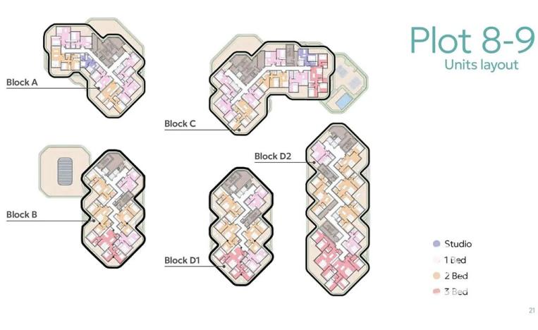 Prodej bytu 1+kk, Larnaka, Kypr, 46 m2