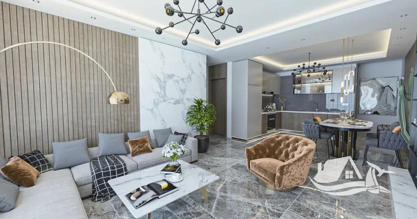 Prodej bytu 2+1, Trikomo, Kypr, 87 m2