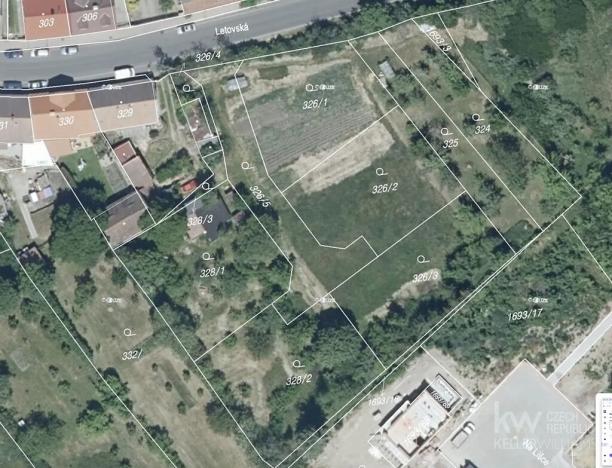 Prodej pozemku pro bydlení, Podbořany, Letovská, 747 m2