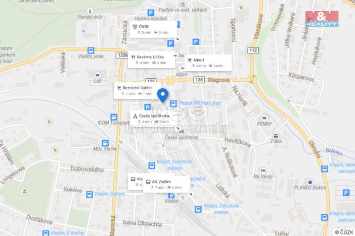 Pronájem obchodního prostoru, Vlašim, Jana Masaryka, 100 m2