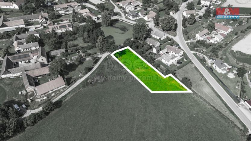 Prodej pozemku pro bydlení, Borovany - Vrcov, 1653 m2