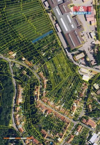 Prodej zahrady, Šlapanice, Hřbitovní, 703 m2