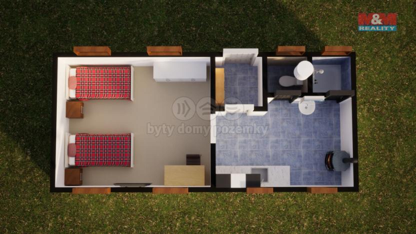 Prodej chaty, Úštěk, 34 m2