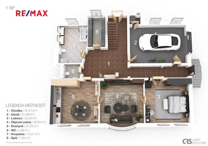 Prodej vily, Libčice nad Vltavou, Letecké náměstí, 236 m2