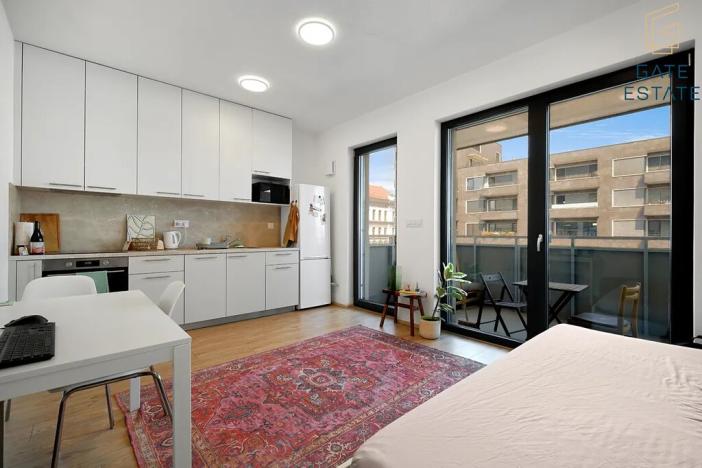 Pronájem bytu 1+kk, Brno, Bratislavská, 28 m2