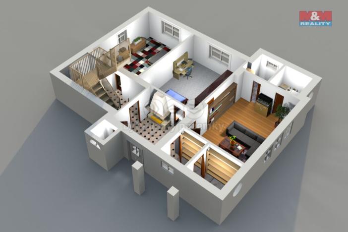 Prodej rodinného domu, Vrdy, U Sokolovny, 210 m2