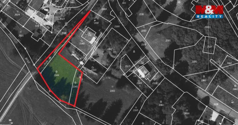 Prodej pozemku pro bydlení, Václavov u Bruntálu - Dolní Václavov, 1675 m2