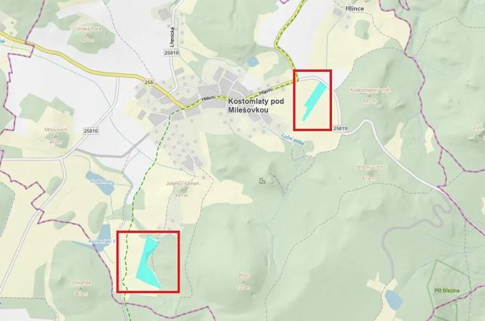 Prodej louky, Kostomlaty pod Milešovkou, 58791 m2