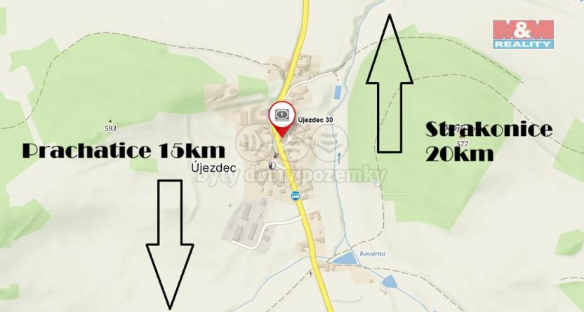 Prodej rodinného domu, Újezdec, 452 m2